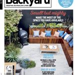 magazine cover with back garden
